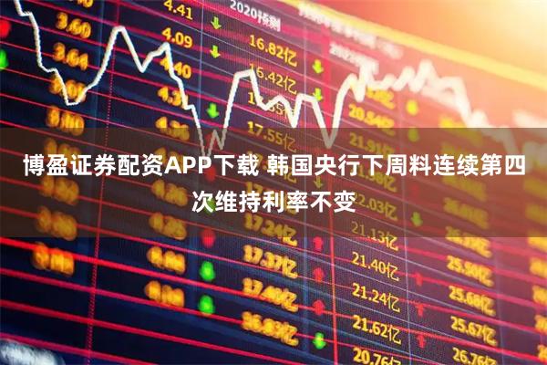 博盈证券配资APP下载 韩国央行下周料连续第四次维持利率不变