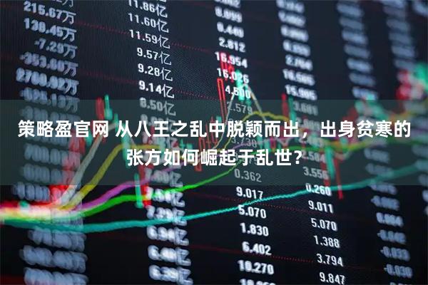 策略盈官网 从八王之乱中脱颖而出，出身贫寒的张方如何崛起于乱世？