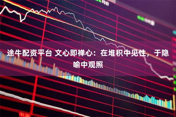 途牛配资平台 文心即禅心：在堆积中见性，于隐喻中观照